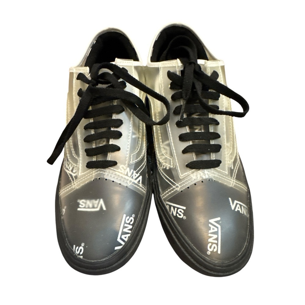 Vans Black and White Logo Sneakers